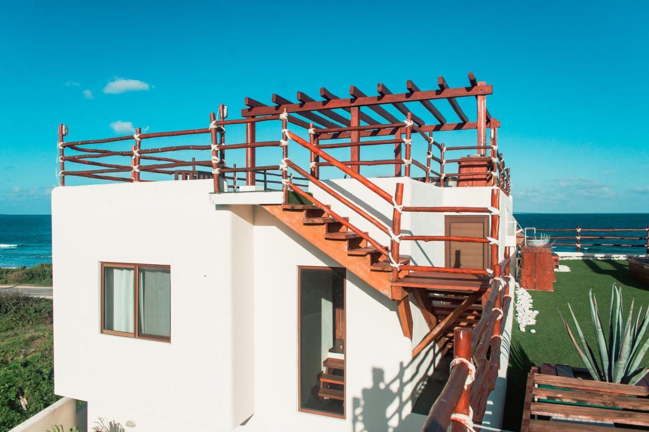 Villa With Ocean View, Pool, Restaurant And Rooftop イスラ・ムヘーレス エクステリア 写真