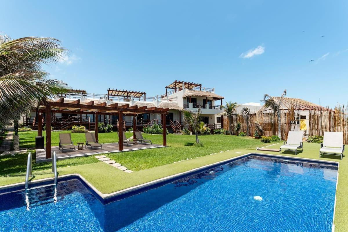 Villa With Ocean View, Pool, Restaurant And Rooftop イスラ・ムヘーレス エクステリア 写真