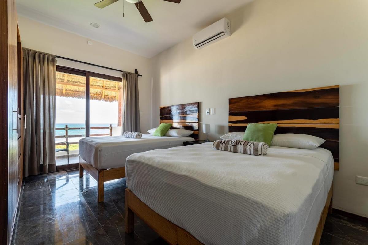 Villa With Ocean View, Pool, Restaurant And Rooftop イスラ・ムヘーレス エクステリア 写真